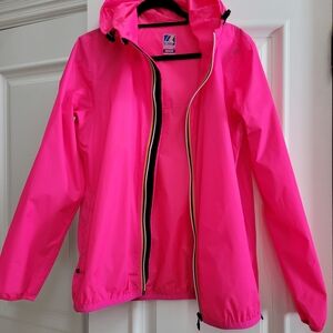 K-Way Vibrant Pink Women's Raincoat